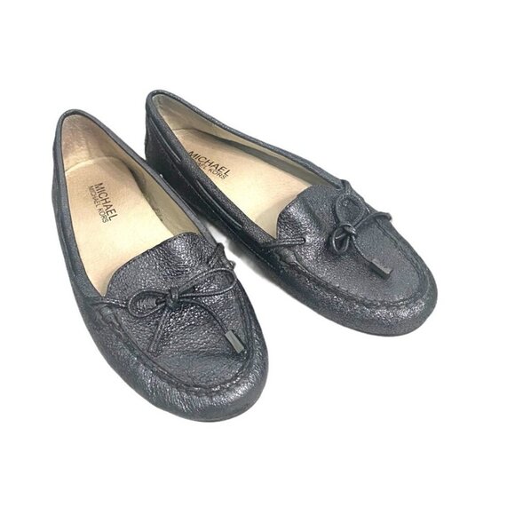 Michael Kors Sutton Metallic Tassel Slip On Comfort Moc Loafer Flats Shoe Size 6 - Picture 2 of 8